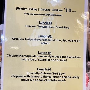 Sunshine Kitchen - Lunch specials - Ramen Near Me - Oceanside, California