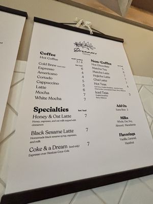 Menu photo 3 Dreamers Coffee House New York, NY Menu photo 3 Dreamers Coffee House New York, NY