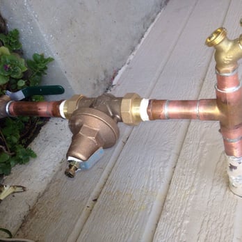Wallace & Wear Plumbing - After pic.... New spigot and now a shut off valve! Now we can control our water pressure too! - Plumbing Near Me - Dana Point, California