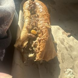 Less then half of huge Philly sub