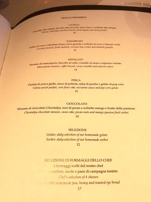 Menu photo 5 Armani Ristorante New York, NY