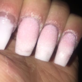 Nails with Love - Application of pink acrylic powder up close - Nail Salons Near Me - Henderson, Nevada Nails with Love - Application of pink acrylic powder up close - Nail Salons Near Me - Henderson, Nevada