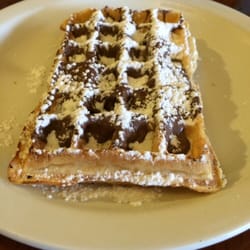 La Ficelière - Gaufre au nutella, excellente!