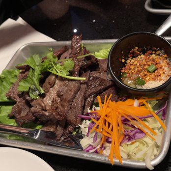 Moom 48 Thai - Thai BBQ Beef - chewy gross beef including many inedible pieces - never again - Asian Fusion Near Me - Pasadena, California Moom 48 Thai - Thai BBQ Beef - chewy gross beef including many inedible pieces - never again - Asian Fusion Near Me - Pasadena, California
