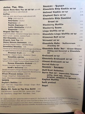 Menu photo 1 Golden Burro Cafe Leadville, CO