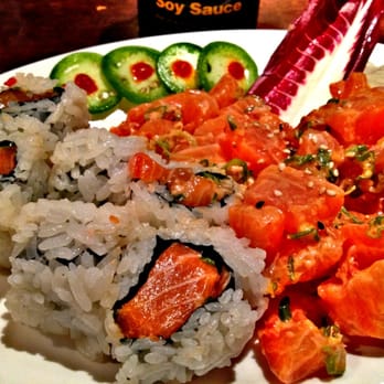 Shiki Sushi - Salmon Chunk.  HIGHLY RECOMMENDED. You can choose your sashimi of preference. - Sushi Bars Near Me - Studio City, California