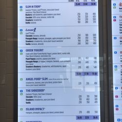 Smoothie King - Menu