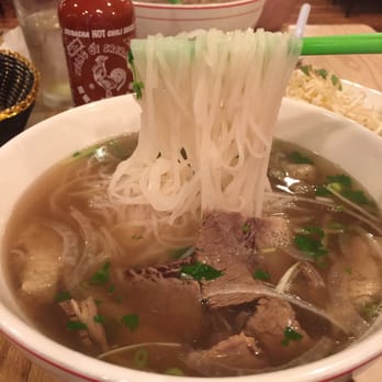 Indochine - XL pho with brisket and tendon $12 - Vietnamese Near Me - New Brunswick, New Jersey