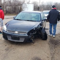 D & J Towing - Totalled car