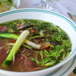 Saigon - Soupe Pho au boeuf (Ph Bò) traditionnelle du Vietnam.