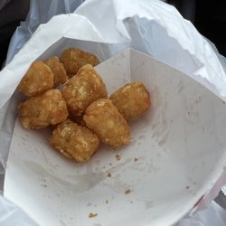 Fred's Corner Grille - Hella skimped on the tater tots but they were pretty good lol