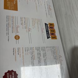 Aron's Pharmacy & Diner - Menu