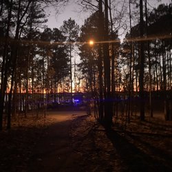 Calhoun Falls State Park - Sunset view from bathroom path