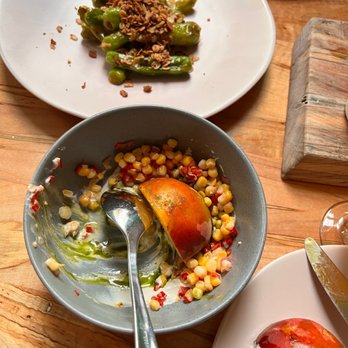 Somebody People - Shishitos + Palisade peaches - Wine Bars Near Me - Denver, Colorado Somebody People - Shishitos + Palisade peaches - Wine Bars Near Me - Denver, Colorado