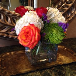 Milestone Floral - One of High's beautiful floral centerpieces.