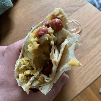 Antojitos Mexicanos - "Breakfast sausage" burrito... - Mexican Near Me - Portland, Oregon
