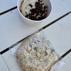 Cara's Cookie Company - Edible cookie dough + lemon blueberry cobbler cookie