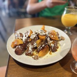 Peaches & Cream French Toast
