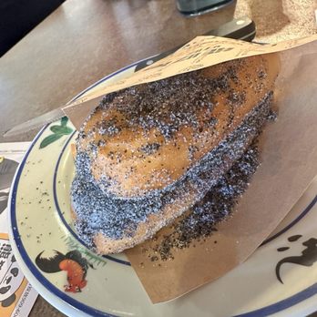 Auntie Qiu Kitchen - Black sesame mochi cruller - Dim Sum Near Me - Alhambra, California Auntie Qiu Kitchen - Black sesame mochi cruller - Dim Sum Near Me - Alhambra, California