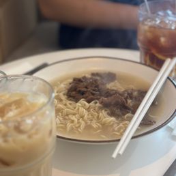 Beef satay noodles