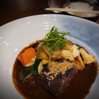 MW Restaurant - Truffle braised shortrib - New American Near Me - Honolulu, Hawaii