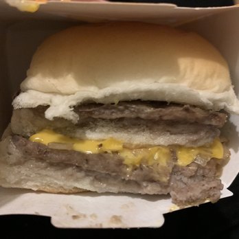 White Castle - Double Cheese Slider - Fast Food Near Me - Brooklyn, New York