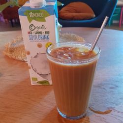 Impact Roasters - I brought my own soy milk because they just have oat milk to mix with it.