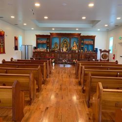 Drong Ngur Jangchubling Tampa Bay Buddhist Center - Newly completed Shrine room.