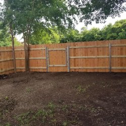 Restore Atlas Roofing & Exteriors - The back of our yard and new gate!!