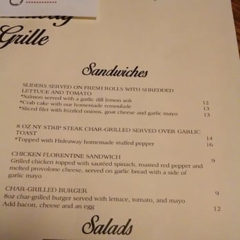 Hideaway Grille - Sandwiches - American Near Me - North Tonawanda, New York