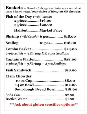 Menu photo 1 SlackTide Fish And Chowder North Plains, OR