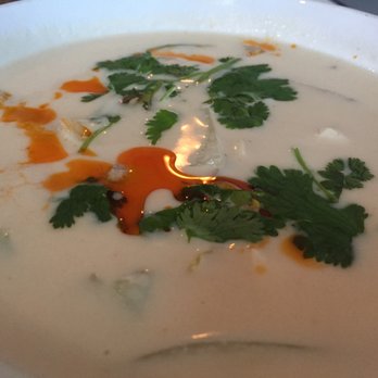 Thai Time III - Tom Kha soup w/silky tofu - Thai Near Me - San Diego, California Thai Time III - Tom Kha soup w/silky tofu - Thai Near Me - San Diego, California