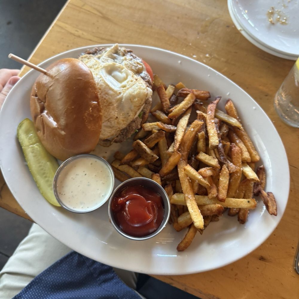 The Social House - Social House Bison Burger - New American Near Me - Fort Worth, Texas