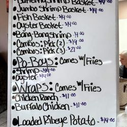Warehouse - Updated menu