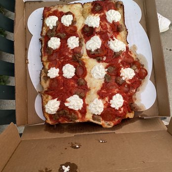 Blue Pan Pizza - Brooklyn Bridge Large Square Pizza - Pizza Near Me - Denver, Colorado