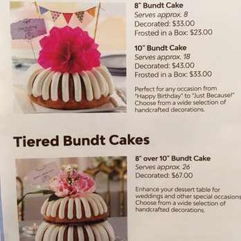 Nothing Bundt Cakes - Flyer pics menu - Bakeries Near Me - North Brunswick, New Jersey Nothing Bundt Cakes - Flyer pics menu - Bakeries Near Me - North Brunswick, New Jersey
