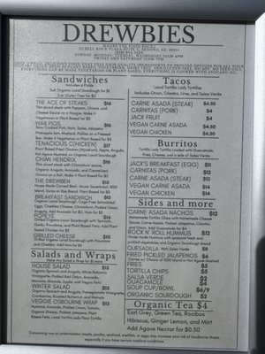 Menu photo 5 Drewbies Restaurant Sedona, AZ Menu photo 5 Drewbies Restaurant Sedona, AZ
