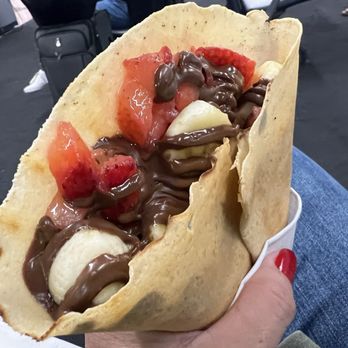 Freshëns - Supreme crepe . Banana strawberry and Nutella - Juice Bars & Smoothies Near Me - Atlanta, Georgia Freshëns - Supreme crepe . Banana strawberry and Nutella - Juice Bars & Smoothies Near Me - Atlanta, Georgia