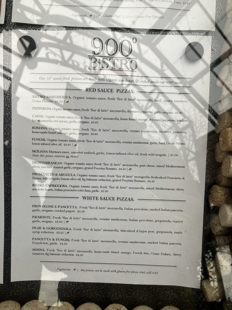 900 Degrees Wood-Fired Pizzeria Logo