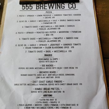 555 Brewing - Menu - Breweries Near Me - Picton, Ontario