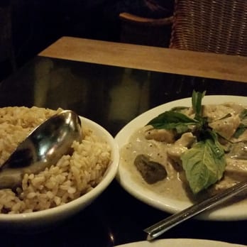 Wild Ginger - Large portion of green curry... at 18 bucs not that large - Thai Near Me - Seattle, Washington