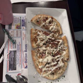 Betsy Ross Diner - Chicken bacon ranch flatbread pizza - Diners Near Me - Jefferson, New Jersey