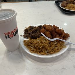 Dragon plate 2 entrees 1 side