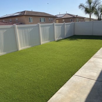 Artificial Grass Solution - The back yard - Artificial Turf Near Me - Rancho Cucamonga, California