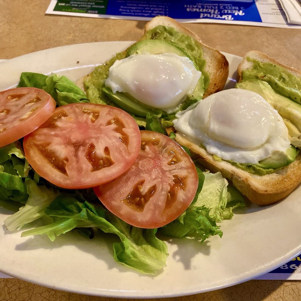 Hogan's Family Diner - Avocado toast on gf bread with poached eggs - Diners Near Me - Stony Point, New York