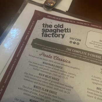 The Old Spaghetti Factory - Trying out a new place! - Italian Near Me - Riverside, California The Old Spaghetti Factory - Trying out a new place! - Italian Near Me - Riverside, California