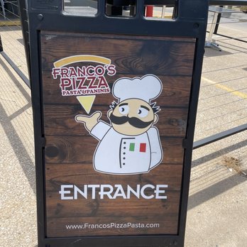 Franco's Pizza & Trattoria - Parking lot signage - Pizza Near Me - Broken Arrow, Oklahoma Franco's Pizza & Trattoria - Parking lot signage - Pizza Near Me - Broken Arrow, Oklahoma