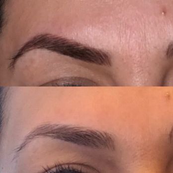 Jennifer Flores - Beleza Cosmetics - Top is after 1st visit Bottom is before micro-blading - Permanent Makeup Near Me - Chino, California Jennifer Flores - Beleza Cosmetics - Top is after 1st visit Bottom is before micro-blading - Permanent Makeup Near Me - Chino, California