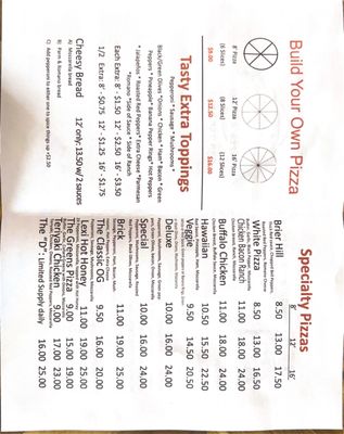 Menu photo 3 Brier Hill Pizza And Wings Struthers, OH
