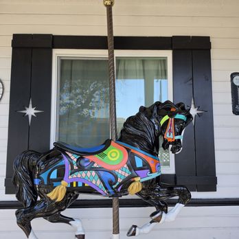 Old Grove Auto - Absolutely stunning paint job on a vintage carousel horse! - Body Shops Near Me - Garden Grove, California Old Grove Auto - Absolutely stunning paint job on a vintage carousel horse! - Body Shops Near Me - Garden Grove, California
